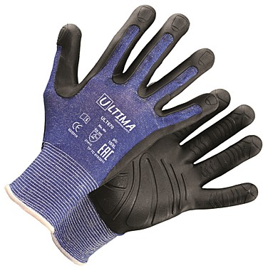 Перчатки с покрытием ладони и кончиков пальцев термопластичной резиной ULTIMA 670 р.10 XL